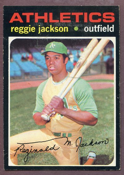 1971 Topps Baseball #020 Reggie Jackson A's EX-MT 446460