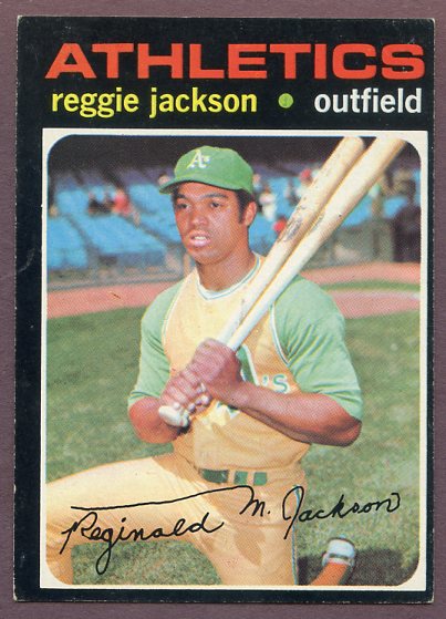 1971 Topps Baseball #020 Reggie Jackson A's EX 446461