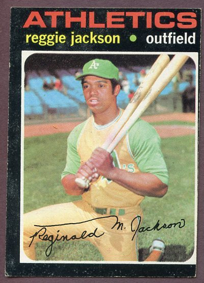 1971 Topps Baseball #020 Reggie Jackson A's VG-EX 446463