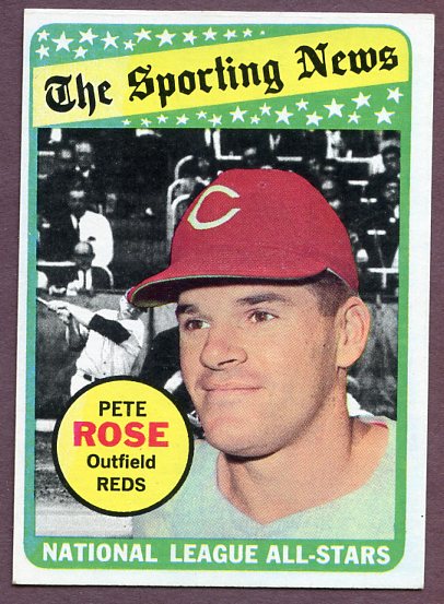 1969 Topps Baseball #424 Pete Rose A.S. Reds EX-MT 446519