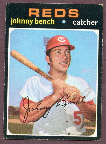 1971 Topps Baseball #250 Johnny Bench Reds VG-EX 446545