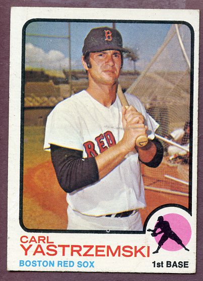 1973 Topps Baseball #245 Carl Yastrzemski Red Sox EX 446550