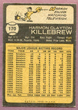 1973 Topps Baseball #170 Harmon Killebrew Twins EX-MT 446551