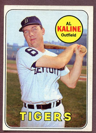 1969 Topps Baseball #410 Al Kaline Tigers EX 446556
