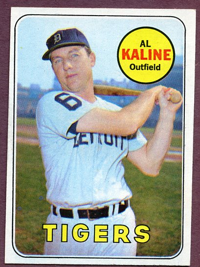 1969 Topps Baseball #410 Al Kaline Tigers EX-MT 446558