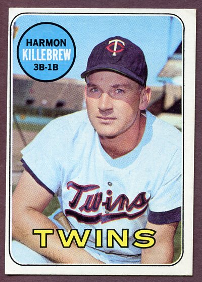 1969 Topps Baseball #375 Harmon Killebrew Twins EX 446571