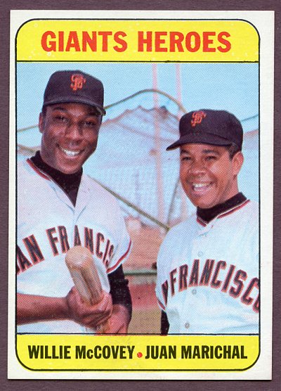 1969 Topps Baseball #572 Willie McCovey Juan Marichal NR-MT 446572