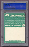 1960 Topps Football #029 Jim Shofner Browns PSA 9 MINT oc 446617