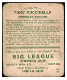 1933 Goudey #099 Tony Cuccinello Dodgers FR-GD 446738