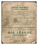 1933 Goudey #073 Jesse Haines Cardinals Good 446744