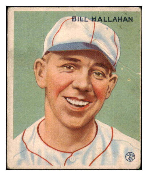 1933 Goudey #200 Bill Hallahan Cardinals Good 446773