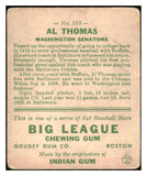 1933 Goudey #169 Al Thomas Senators Good 446784