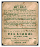 1933 Goudey #150 Ray Kolp Reds Good 446790
