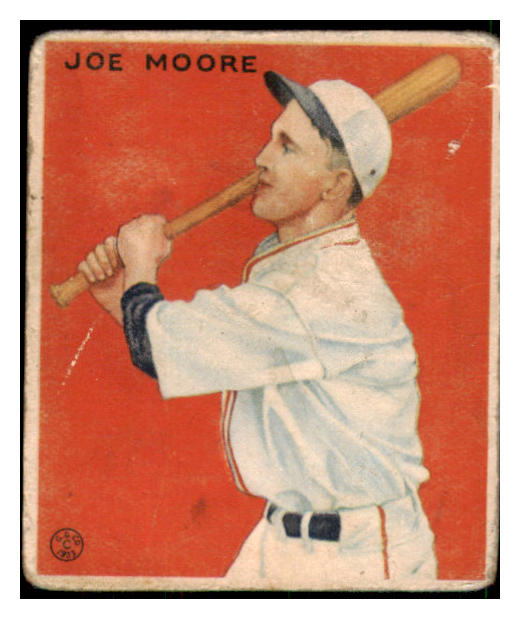 1933 Goudey #126 Joe Moore Giants GD-VG 446805