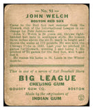 1933 Goudey #093 John Welch Red Sox GD-VG 446807