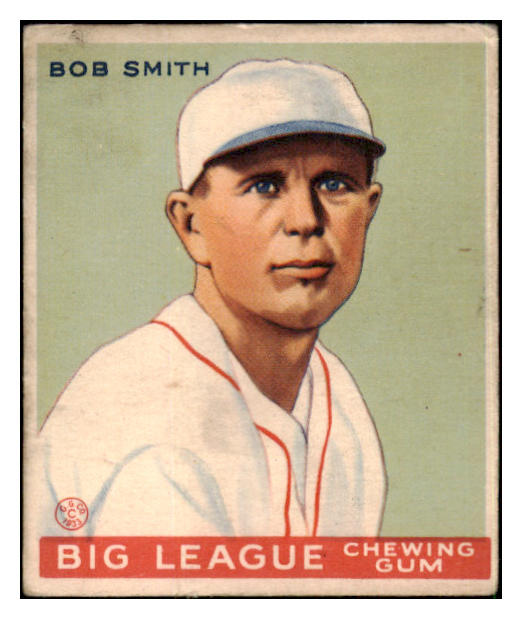 1933 Goudey #185 Bob Smith Braves EX 446821