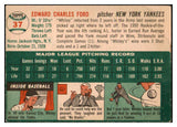 1954 Topps Baseball #037 Whitey Ford Yankees EX 446834