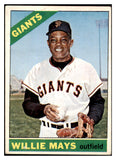 1966 Topps Baseball #001 Willie Mays Giants VG-EX 446961