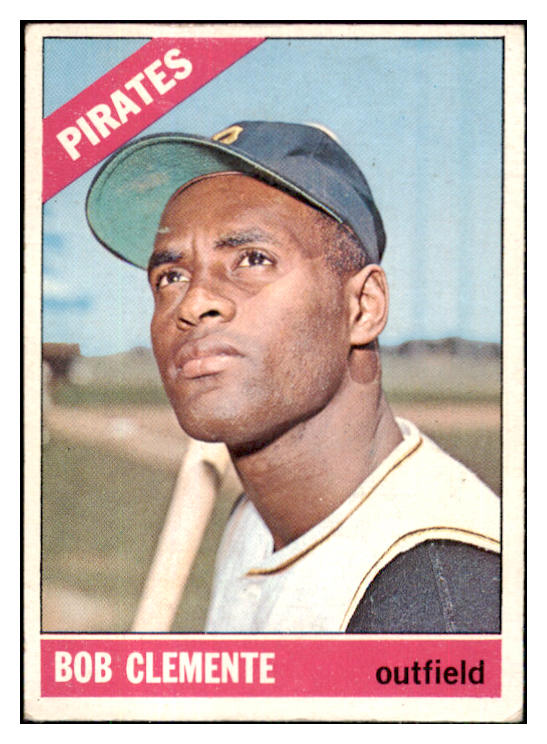 1966 Topps Baseball #300 Roberto Clemente Pirates VG-EX 446962