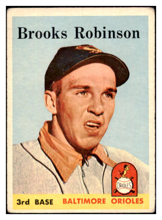 1958 Topps Baseball #307 Brooks Robinson Orioles VG 446965