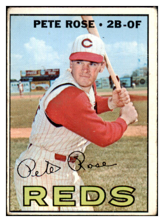 1967 Topps Baseball #430 Pete Rose Reds Good 446981