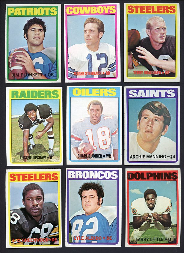 1972 Topps Low Number Set (#1-263) EX-MT Staubach Namath 447026