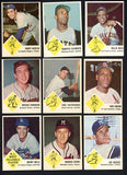 1963 Fleer Baseball Set EX-MT/NR-MT Mays Clemente Koufax 447035