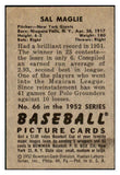 1952 Bowman Baseball #066 Sal Maglie Giants EX-MT 447044