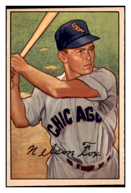 1952 Bowman Baseball #021 Nellie Fox White Sox EX-MT 447050