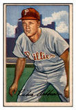 1952 Bowman Baseball #053 Richie Ashburn Phillies EX 447059