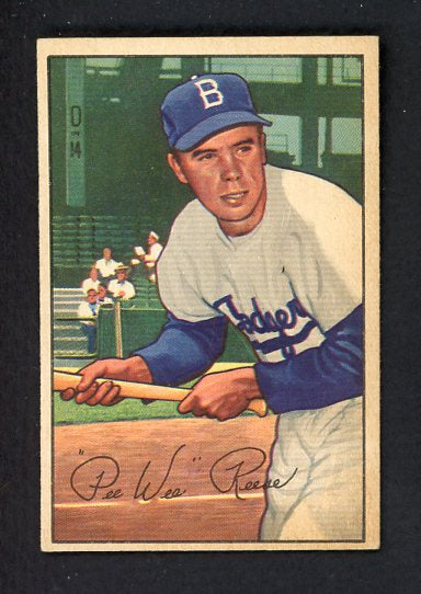 1952 Bowman Baseball #008 Pee Wee Reese Dodgers EX-MT 447065
