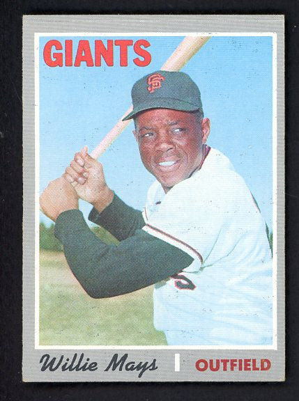 1970 Topps Baseball #600 Willie Mays Giants EX-MT 447268