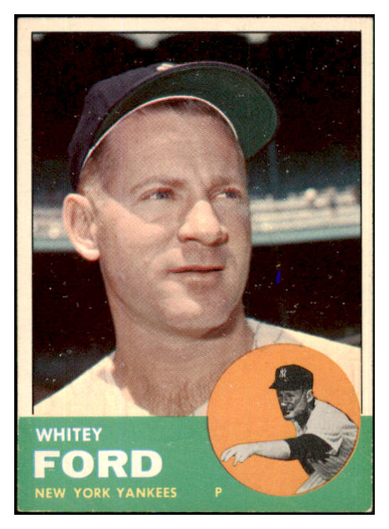 1963 Topps Baseball #446 Whitey Ford Yankees EX-MT 447311