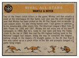 1960 Topps Baseball #160 Mickey Mantle Ken Boyer EX+/EX-MT 447379