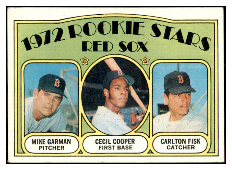 1972 Topps Baseball #079 Carlton Fisk Red Sox VG-EX 447434
