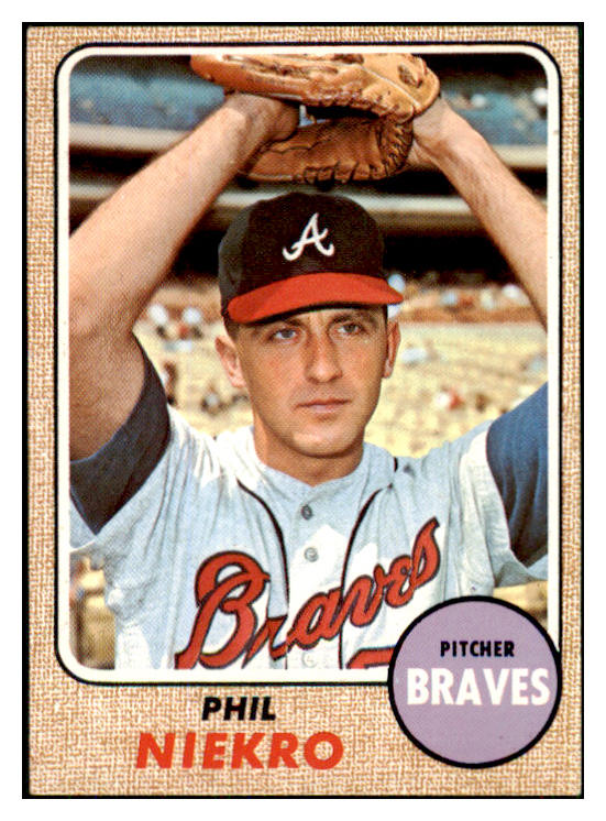 1968 Topps Baseball #257 Phil Niekro Braves EX-MT 447443