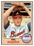 1968 Topps Baseball #257 Phil Niekro Braves EX-MT 447443