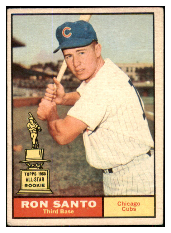 1961 Topps Baseball #035 Ron Santo Cubs VG-EX 447451