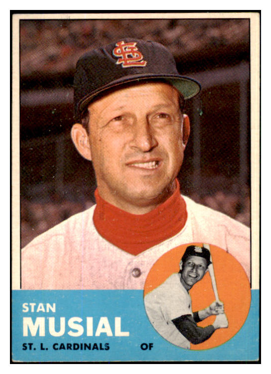 1963 Topps Baseball #250 Stan Musial Cardinals EX-MT 447464