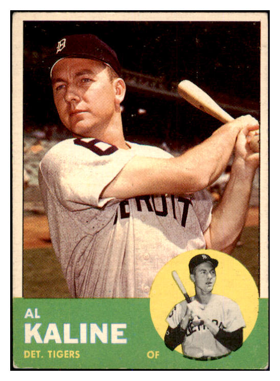 1963 Topps Baseball #025 Al Kaline Tigers EX 447503