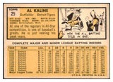 1963 Topps Baseball #025 Al Kaline Tigers EX 447503