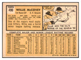 1963 Topps Baseball #490 Willie McCovey Giants EX 447510