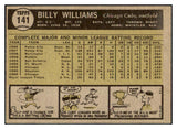 1961 Topps Baseball #141 Billy Williams Cubs VG-EX/EX 447523