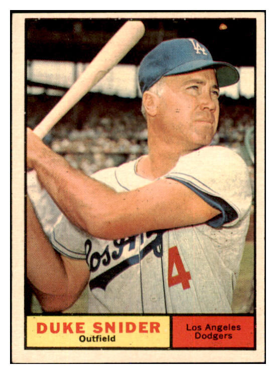 1961 Topps Baseball #443 Duke Snider Dodgers EX-MT 447524