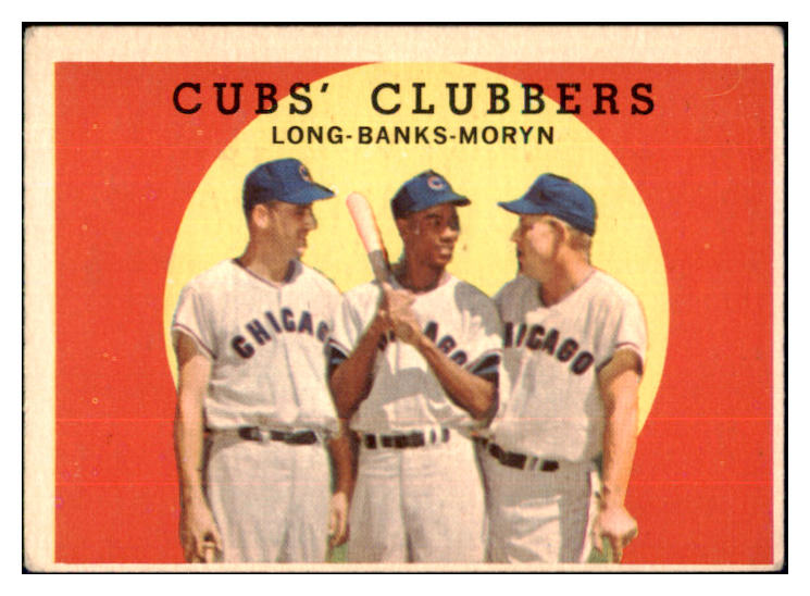 1959 Topps Baseball #147 Ernie Banks Dale Long VG-EX 447537