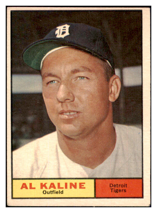 1961 Topps Baseball #429 Al Kaline Tigers EX 447560