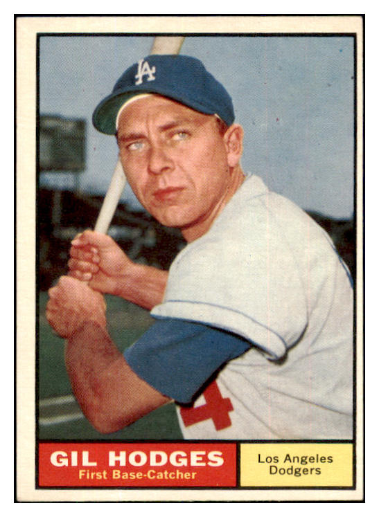 1961 Topps Baseball #460 Gil Hodges Dodgers EX+/EX-MT 447562