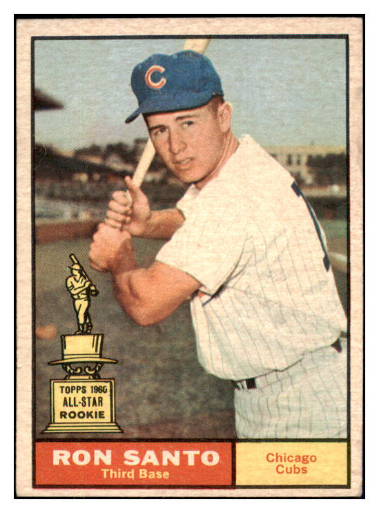 1961 Topps Baseball #035 Ron Santo Cubs VG-EX/EX 447574