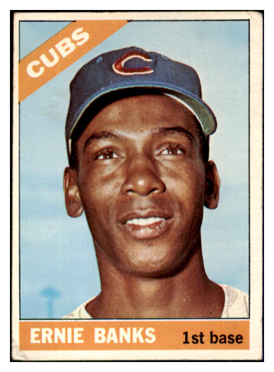 1966 Topps Baseball #110 Ernie Banks Cubs VG 447578