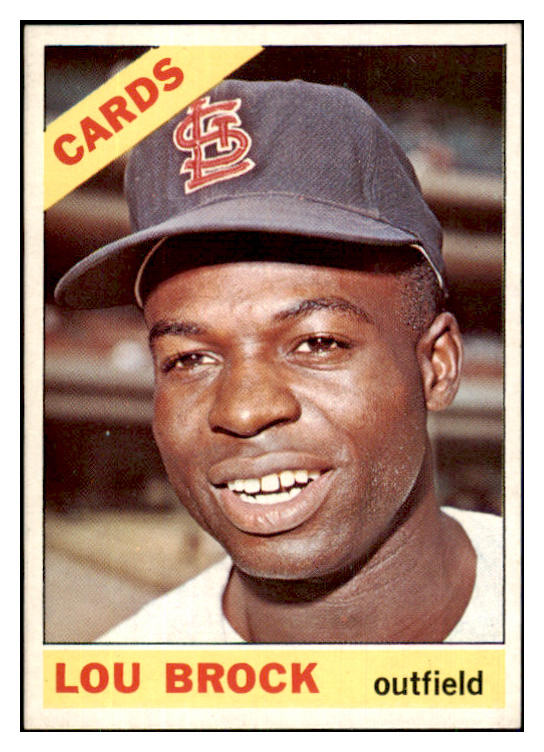 1966 Topps Baseball #125 Lou Brock Cardinals EX-MT 447584